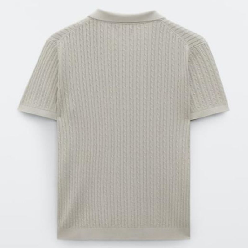 Benutzerdefinierte Designer Sommer Kurzarm Strickpullover Baumwollmänner \\\\\\\\ s Pullover